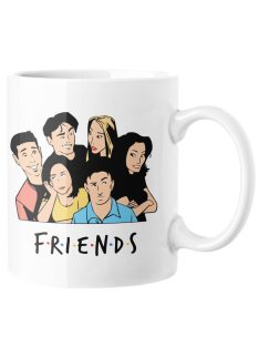 Friends rajzolt bögre