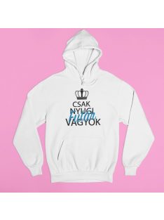 Csak nyugi, futár vagyok pulóver