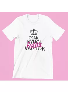 Csak nyugi, futár vagyok (v2) női póló