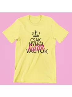 Csak nyugi, futár vagyok (v2) női póló