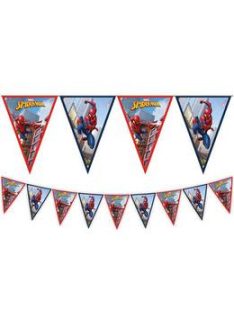 Spiderman - Parti zászlófüzér