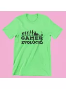 Gamer evolúció konzol férfi póló