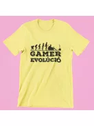 Gamer evolúció konzol női póló