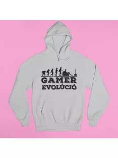 Gamer evolúció konzol pulóver