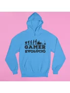 Gamer evolúció konzol pulóver