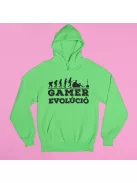 Gamer evolúció konzol pulóver