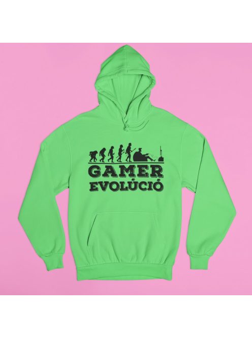 Gamer evolúció konzol pulóver