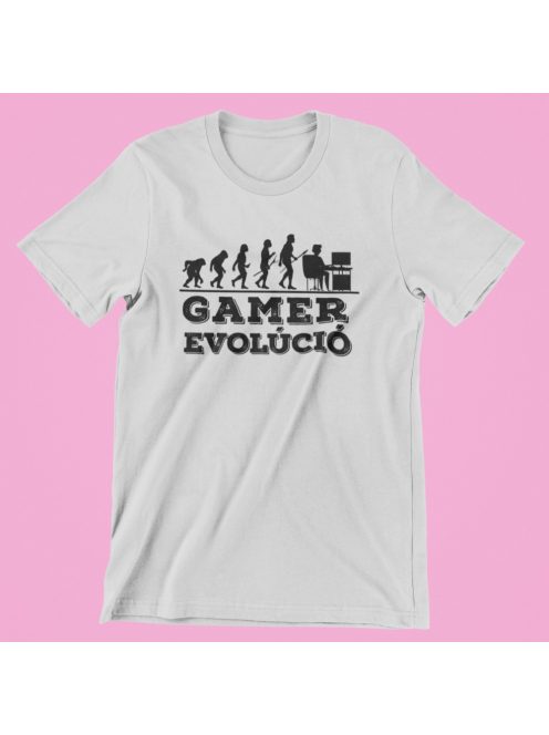 Gamer evolúció PC férfi póló