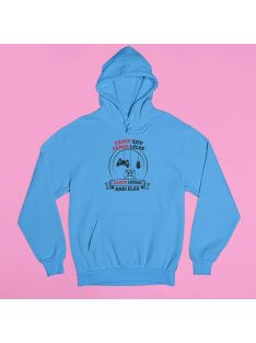 Gamer szív gamer lélek gamer leszek amíg élek pulóver