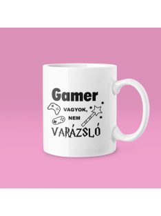 Gamer vagyok, nem varázsló bögre
