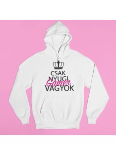 Csak nyugi, gamer vagyok (v2) pulóver