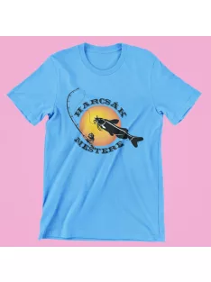 Harcsák mestere férfi póló