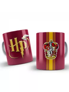 Harry Potter griffendél bögre