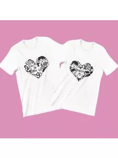 Harry Potter szív páros póló