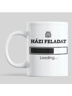 Házi feladat loading bögre