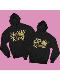 His Queen, Her King koronás páros pulóver