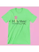 Holy shit lányos férfi póló