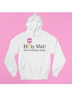 Holy shit lányos pulóver