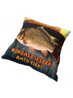 Horgász szív horgász lélek díszpárna