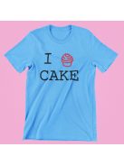 I Love Cake férfi póló