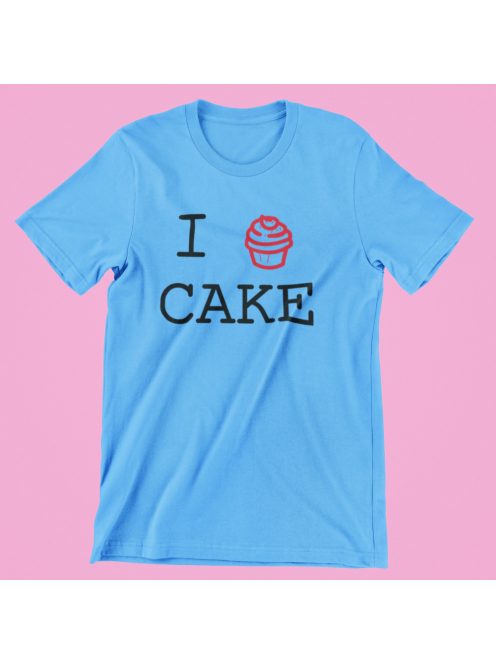 I Love Cake férfi póló