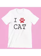 I Love Cat férfi póló
