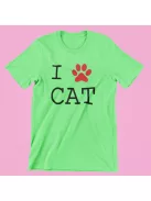 I Love Cat férfi póló