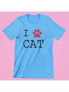 I Love Cat férfi póló
