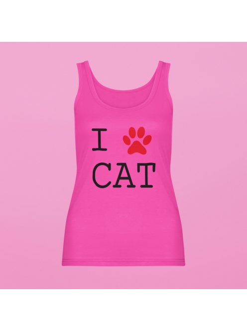 I Love Cat női atléta