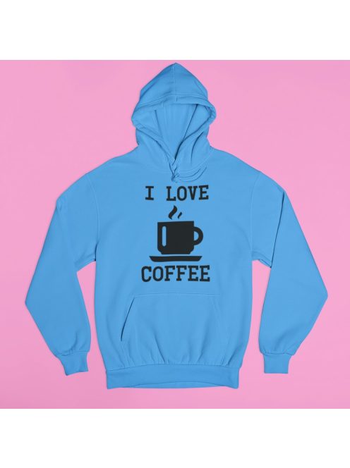 I LOVE COFFEE pulóver