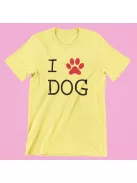 I Love Dog női póló