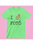 I Love Fotó férfi póló