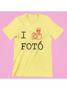 I love Fotó női póló
