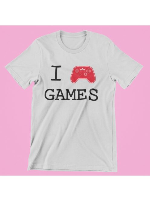I Love Games férfi póló