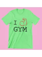 I Love GYM férfi póló