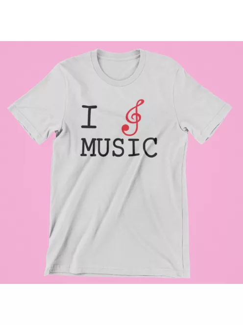I Love Music női póló