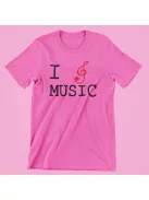 I Love Music női póló