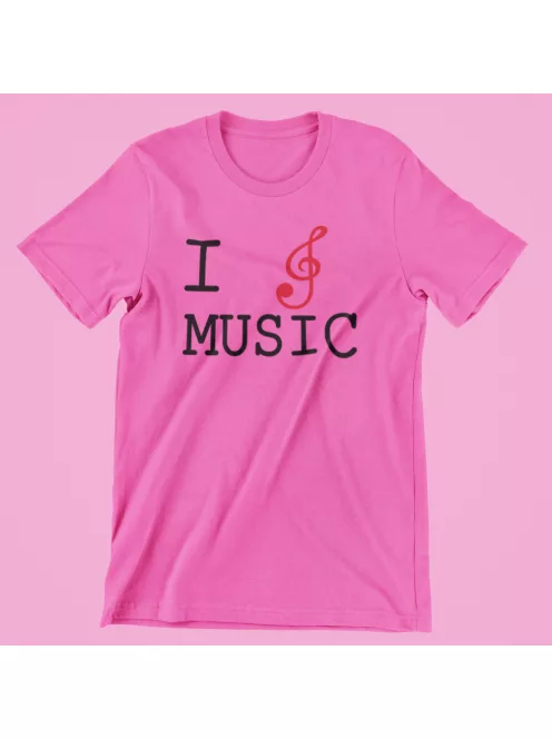 I Love Music női póló