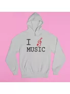 I Love Music pulóver