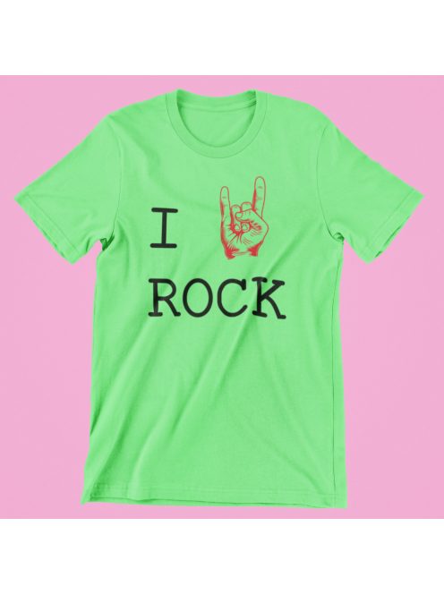 I Love Rock férfi póló