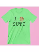 I Love Süti férfi póló