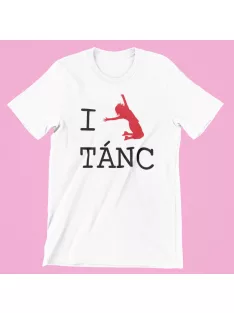 I Love Tánc női póló