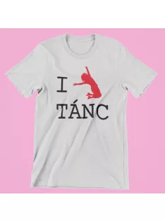 I Love Tánc női póló