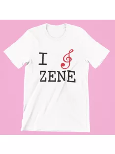 I Love Zene női póló
