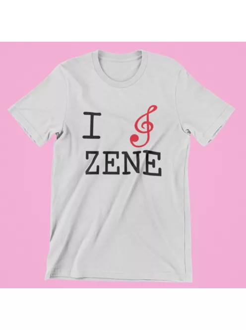 I Love Zene női póló