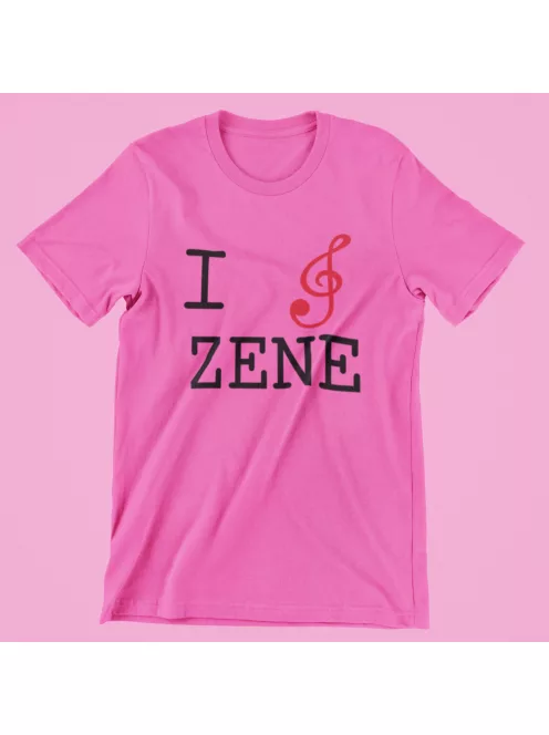 I Love Zene női póló