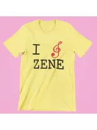 I Love Zene női póló