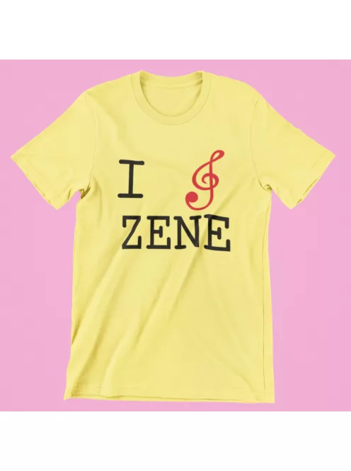 I Love Zene női póló