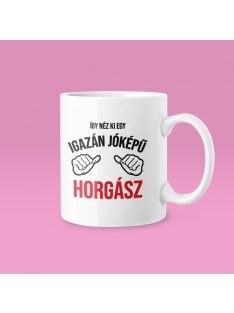 Így néz ki egy igazán jóképű horgász bögre