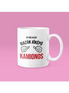 Így néz ki egy igazán jóképű kamionos bögre